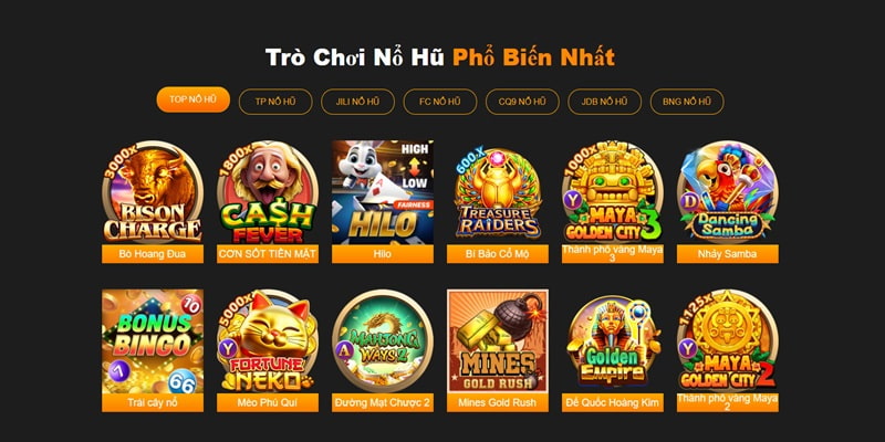 Thế mạnh nổ hũ 789WIN đang sở hữu